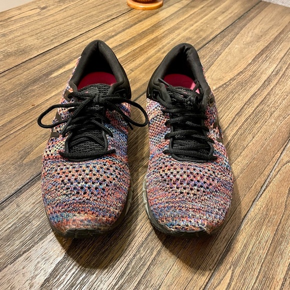 Asics Gel Quantum 360 Knit 2 Rainbow Multicolor Size 8.5 T89ON Athletic Shoe - Picture 3 of 10
